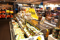Regionale Produkte im Supermarkt.